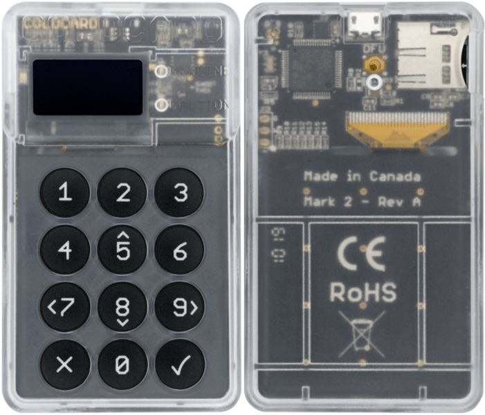 Coldcard con Electrum offline