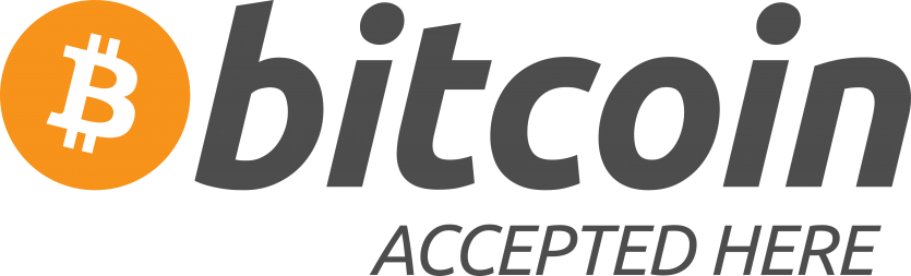 Bitcoin accepted here sticker file